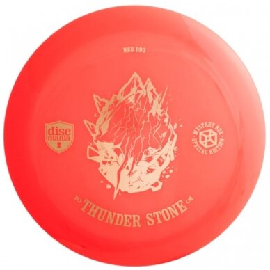 Diskgolfo diskas Distance Driver THUNDER STONE DD3 red 1 Diskgolfo diskas Distance Driver THUNDER STONE DD3 red 1
