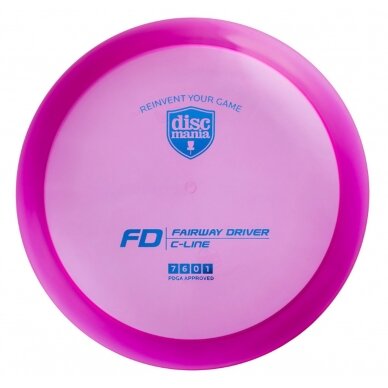 Diskgolfo diskas Fairway Driver C-LINE FD Pink 1