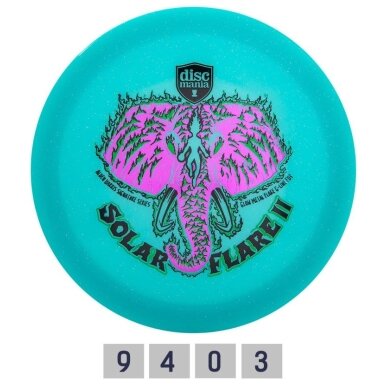Diskgolfo diskas Fairway Driver C-LINE Glow Metalflake FD3 Solar Flare 2 Blue Diskgolfo diskas Fairway Driver C-LINE Glow Metalflake FD3 Solar Flare 2 Blue