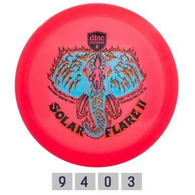 Diskgolfo diskas Fairway Driver C-LINE Glow Metalflake FD3 Solar Flare 2 Red Diskgolfo diskas Fairway Driver C-LINE Glow Metalflake FD3 Solar Flare 2 Red