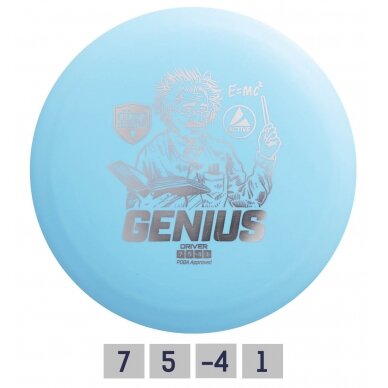 Diskgolfo diskas Fairway Driver GENIUS Active Light Blue Diskgolfo diskas Fairway Driver GENIUS Active Light Blue