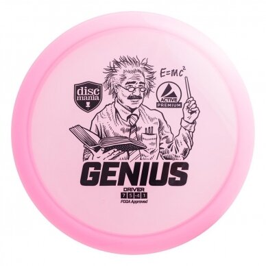 Diskgolfo diskas Fairway Driver GENIUS Active Premium Pink 1