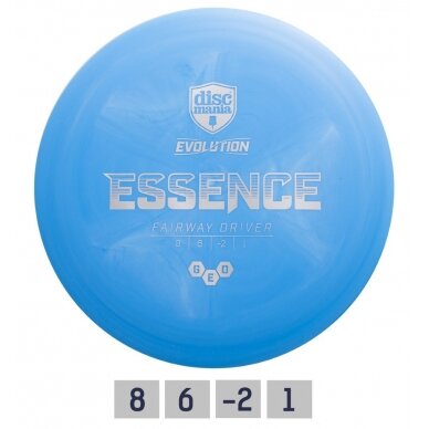 Diskgolfo diskas Fairway Driver GEO ESSENCE Evolution Blue Diskgolfo diskas Fairway Driver GEO ESSENCE Evolution Blue