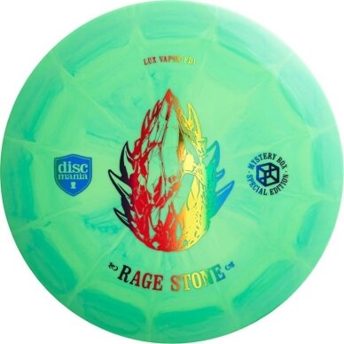 Diskgolfo diskas Fairway Driver Lux Vapor FD1 Rage Stone Green/Yellow 1