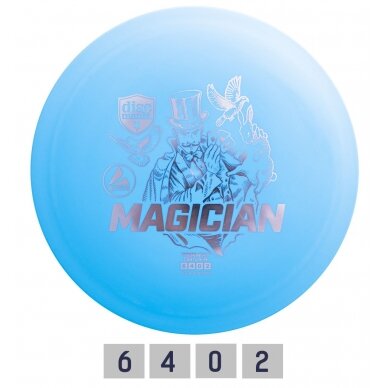 Diskgolfo diskas Fairway Driver MAGICIAN Active light blue Diskgolfo diskas Fairway Driver MAGICIAN Active light blue