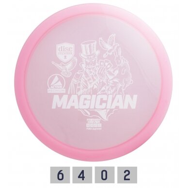 Diskgolfo diskas Fairway Driver MAGICIAN Active Premium Pink