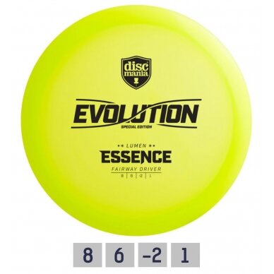 Diskgolfo diskas Fairway Driver NEO ESSENCE Evolution green Diskgolfo diskas Fairway Driver NEO ESSENCE Evolution green