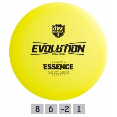 Diskgolfo diskas Fairway Driver NEO ESSENCE Evolution yellow Diskgolfo diskas Fairway Driver NEO ESSENCE Evolution yellow