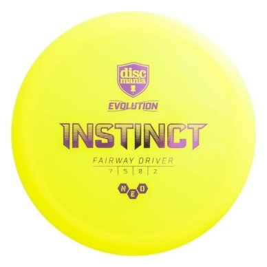 Diskgolfo diskas Fairway Driver NEO INSTINCT Evolution Yellow 1 Diskgolfo diskas Fairway Driver NEO INSTINCT Evolution Yellow 1