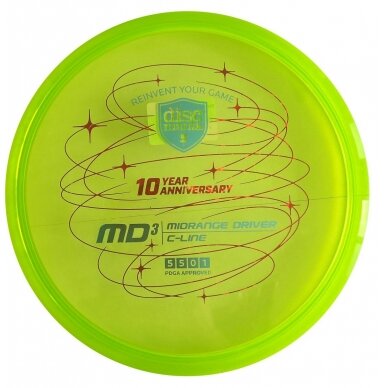Diskgolfo diskas Midrange Driver C-LINE Green 1 Diskgolfo diskas Midrange Driver C-LINE Green 1