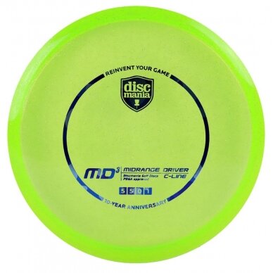 Diskgolfo diskas Midrange Driver C-LINE Green 1 Diskgolfo diskas Midrange Driver C-LINE Green 1