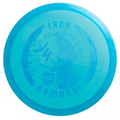 Diskgolfo diskas Midrange Driver C-LINE MD3 Iron Samurai 4 Blue 1
