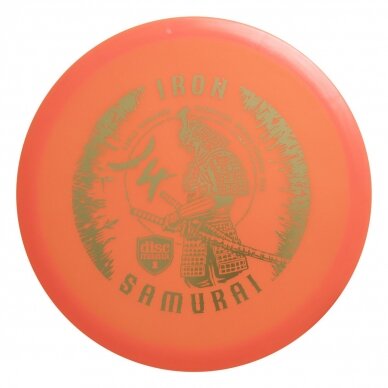 Diskgolfo diskas Midrange Driver C-LINE MD3 Iron Samurai 4 Orange 1 Diskgolfo diskas Midrange Driver C-LINE MD3 Iron Samurai 4 Orange 1