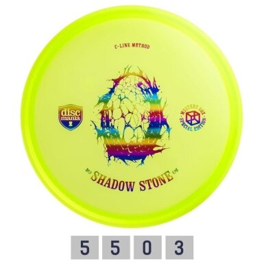 Diskgolfo diskas Midrange Driver C-LINE METHOD Shadow Stone Green Diskgolfo diskas Midrange Driver C-LINE METHOD Shadow Stone Green
