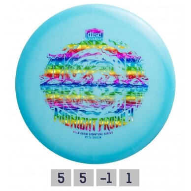 Diskgolfo diskas Midrange Driver C-LINE Midnight Prowl 2 Meta Kyle Klein Turqoise Diskgolfo diskas Midrange Driver C-LINE Midnight Prowl 2 Meta Kyle Klein Turqoise