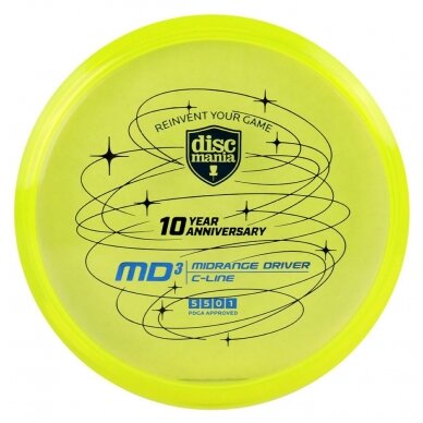 Diskgolfo diskas Midrange Driver C-LINE Yellow 1