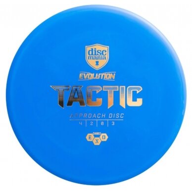 Diskgolfo diskas Midrange Driver HARD EXO TACTIC Evolution Light blue 1