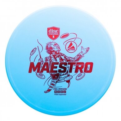 Diskgolfo diskas Midrange Driver MAESTRO Active Light Blue 1