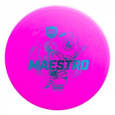 Diskgolfo diskas Midrange Driver MAESTRO Active Pink 1 Diskgolfo diskas Midrange Driver MAESTRO Active Pink 1