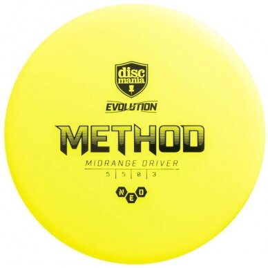Diskgolfo diskas Midrange Driver NEO METHOD Evolution Yellow 1 Diskgolfo diskas Midrange Driver NEO METHOD Evolution Yellow 1