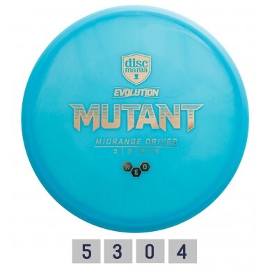 Diskgolfo diskas Midrange Driver NEO MUTANT Evolution Blue