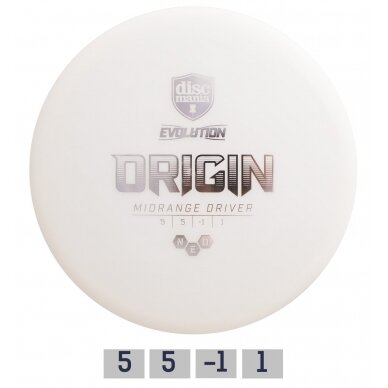 Diskgolfo diskas Midrange Driver NEO ORIGIN Evolution white