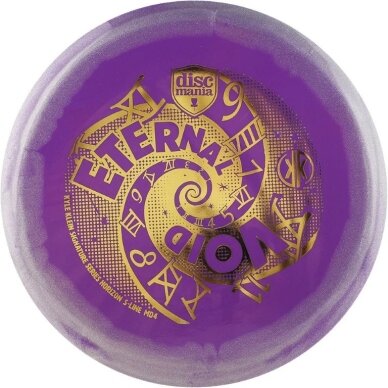 Diskgolfo diskas Midrange Driver S-LINE MD4 ETERNAL VOID Purple/Silver 1
