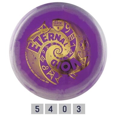 Diskgolfo diskas Midrange Driver S-LINE MD4 ETERNAL VOID Purple/Silver Diskgolfo diskas Midrange Driver S-LINE MD4 ETERNAL VOID Purple/Silver