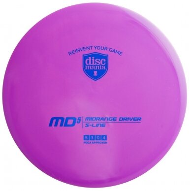 Diskgolfo diskas Midrange Driver S-LINE MD5 purple 1