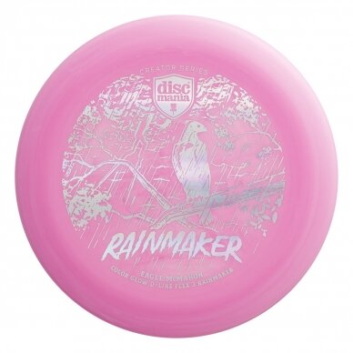 Diskgolfo diskas Putter D-LINE FLEX 3 Rainmaker Pink 1 Diskgolfo diskas Putter D-LINE FLEX 3 Rainmaker Pink 1
