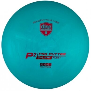 Diskgolfo diskas Putter D-LINE P2 FLEX 1 Blue 1