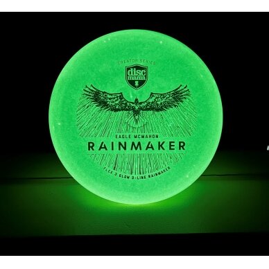 Diskgolfo diskas Putter Glow D-LINE FLEX 3 Rainmaker White 2 Diskgolfo diskas Putter Glow D-LINE FLEX 3 Rainmaker White 2