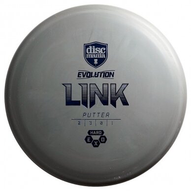 Diskgolfo diskas Putter HARD EXO LINK Evolution Grey 1
