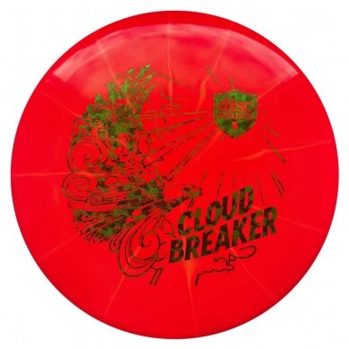 Diskgolfo diskas Putter LUX VAPOR Cloud Breaker Red/White 1 Diskgolfo diskas Putter LUX VAPOR Cloud Breaker Red/White 1