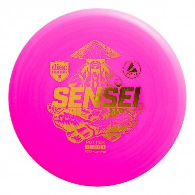 Diskgolfo diskas Putter SENSEI Active Pink 1 Diskgolfo diskas Putter SENSEI Active Pink 1