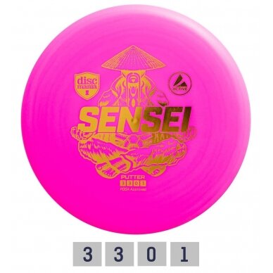 Diskgolfo diskas Putter SENSEI Active Pink Diskgolfo diskas Putter SENSEI Active Pink