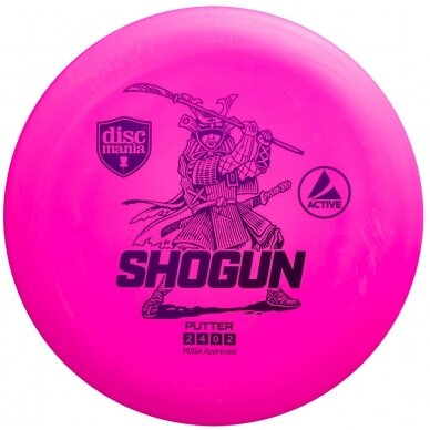 Diskgolfo diskas Putter SHOGUN Active Pink 1