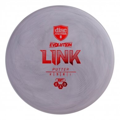 Diskgolfo diskas Putter SOFT EXO LINK Evolution Grey 1 Diskgolfo diskas Putter SOFT EXO LINK Evolution Grey 1