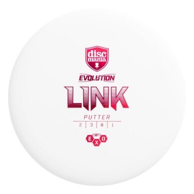 Diskgolfo diskas Putter SOFT EXO LINK Evolution White 1 Diskgolfo diskas Putter SOFT EXO LINK Evolution White 1