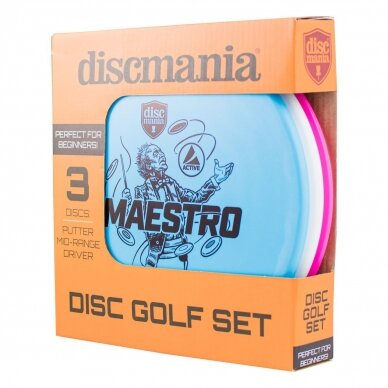 Diskgolfo diskų rinkinys Active 3 Disc Set 1 Diskgolfo diskų rinkinys Active 3 Disc Set 1