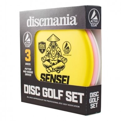 Diskgolfo diskų rinkinys Active 3 Soft Disc Set Diskgolfo diskų rinkinys Active 3 Soft Disc Set
