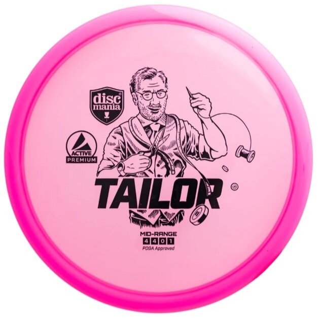 Diskgolfo diskas Midrange Driver TAILOR Active Premium Pink 1 Diskgolfo diskas Midrange Driver TAILOR Active Premium Pink 1