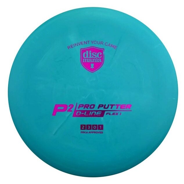 Diskgolfo diskas Putter D-LINE P2 FLEX 1 Turquoise 1