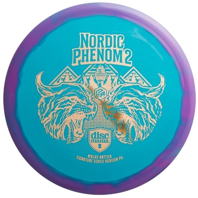 Diskgolfo diskas Distance Driver S-LINE PD NORDIC PHENOM 2 purple/bright 1 Diskgolfo diskas Distance Driver S-LINE PD NORDIC PHENOM 2 purple/bright 1