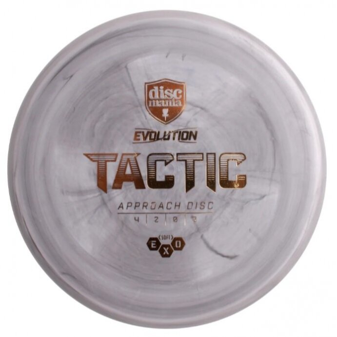 Diskgolfo diskas Midrange Driver HARD EXO TACTIC Evolution Grey 1