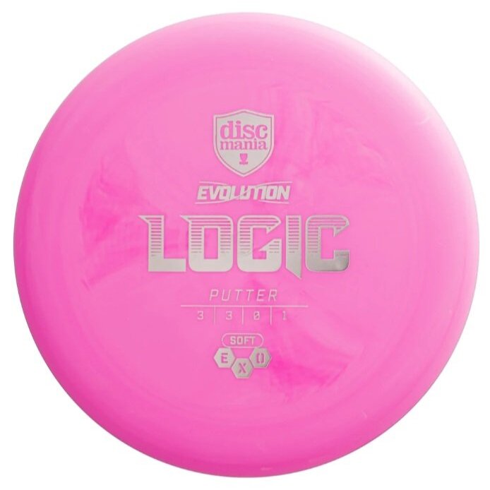Diskgolfo diskas Putter SOFT EXO LOGIC Evolution Pink 1 Diskgolfo diskas Putter SOFT EXO LOGIC Evolution Pink 1