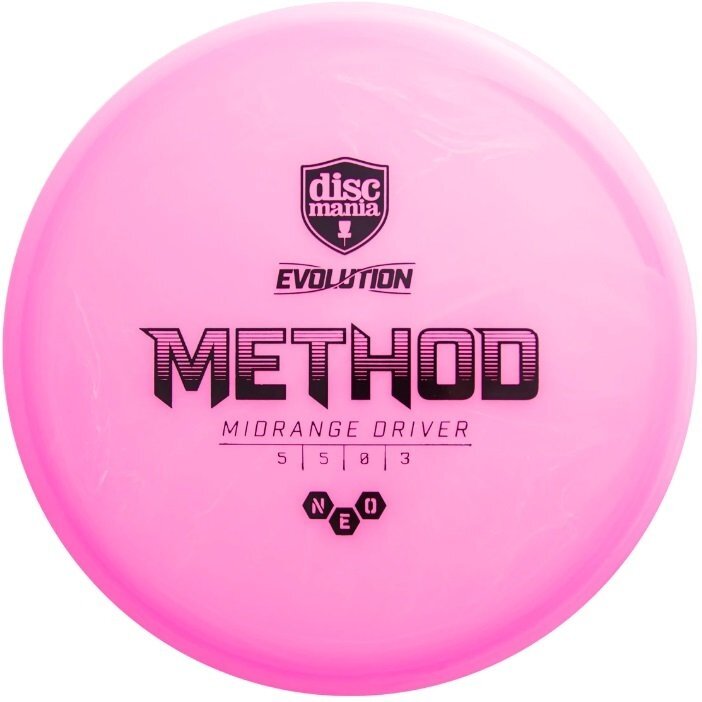 Diskgolfo diskas Midrange Driver NEO METHOD Evolution Pink 1 Diskgolfo diskas Midrange Driver NEO METHOD Evolution Pink 1