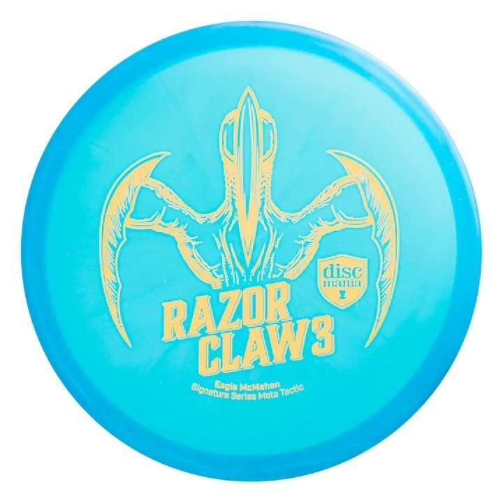 Diskgolfo diskas Midrange Driver RAZOR CLAW 3 META TACTIC Blue 1