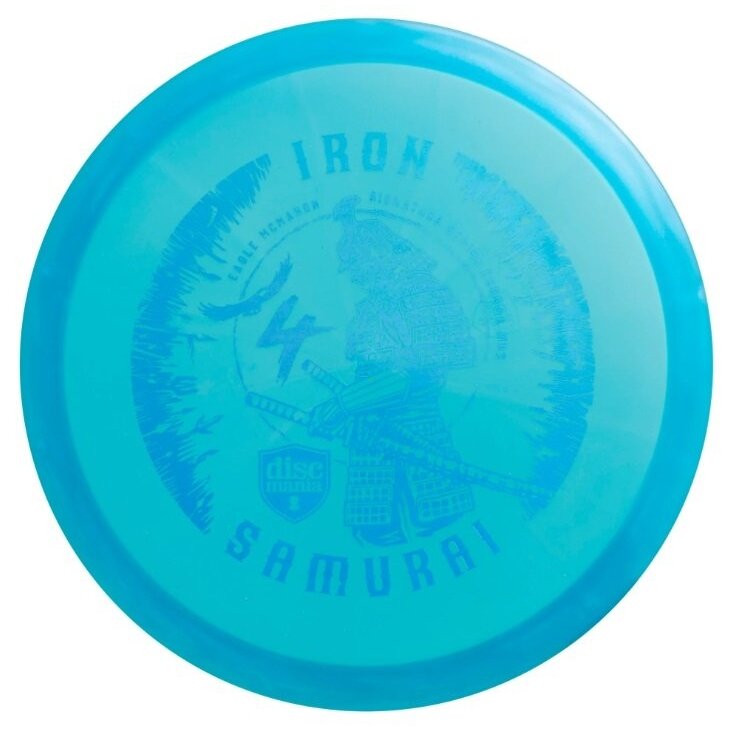 Diskgolfo diskas Midrange Driver C-LINE MD3 Iron Samurai 4 Blue 1