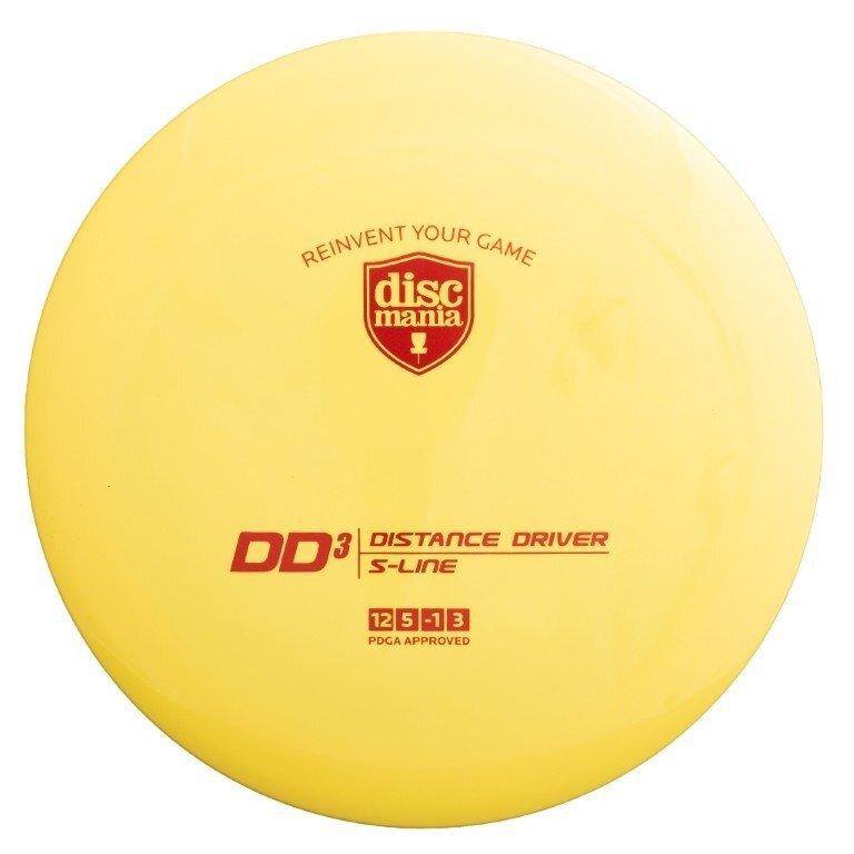 Diskgolfo diskas Distance Driver S-LINE DD3 Yellow 1 Diskgolfo diskas Distance Driver S-LINE DD3 Yellow 1